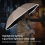 Fully Automatic Reverse Folding Umbrella with Windproof Reflective Stripe UV Umbrellas for Carabiner Handle Travel,B 7