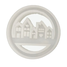 House Listing Silicone Molds Gypsum Concrete Moulds Casting Home Decoration Resin