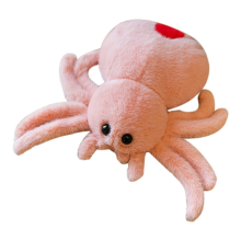 Simulation Spinne Springen Puppe Krabbeln Haustier Plüsch Niedlich Reptil Spielzeug Super Rosa