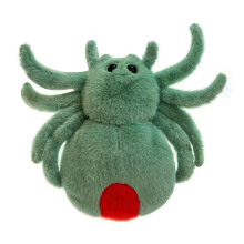 Simulation Spinne Springen Puppe Krabbeln Haustier Plüsch Niedlich Reptil Spielzeug Super Grün