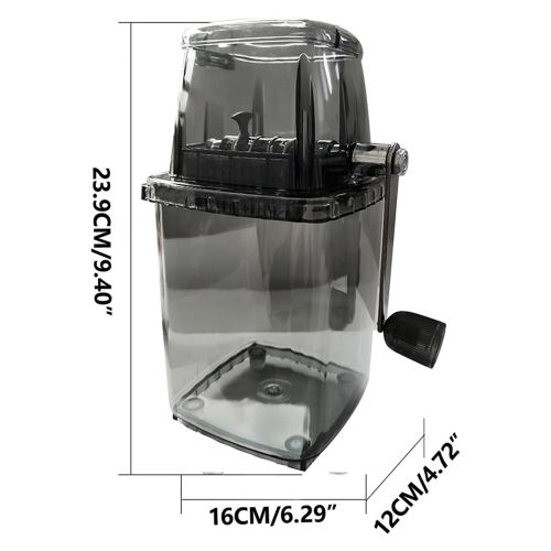 Household Manual Ice Crusher Transparent Multi-Purpose Hand Shaved Machine, 2