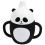 Tazza con beccuccio per bambini, tazza panda in silicone antispruzzo per bambini 7