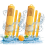Spa Mineral Sticks for Supplie, Stick Inserts Filter - Yellow, 2 Pack 1