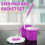 360° Floor Magic Spin Mop Bucket Set (Purple) 2