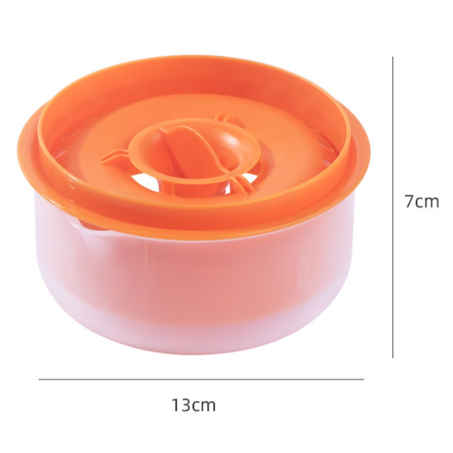 Egg Separator, White Mini Yolk Separate Up to 5 Eggs, Kitchen Tool for Home Bakery 2
