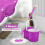 360° Floor Magic Spin Mop Bucket Set (Purple) 8