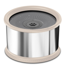 6.5L Dog Water Bowl 1.6 Gallon Super Large Capacity No Spill Bowl,Stainless Steel Proof Feeder(C)
