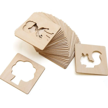 Jouets de peinture pour enfants, pochoirs éducatifs en bois pour tout-petits, puzzle