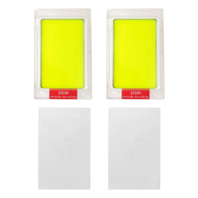 Kit di inchiostro per impronte di cani e gatti, per impronte di mani e piedi di bambini, fai da te, facili da pulire, souvenir giallo