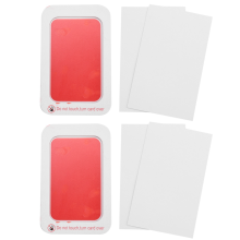 Kit di inchiostro per impronte di cani e gatti, per impronte di mani e piedi di bambini, fai da te, facili da pulire, souvenir rosso