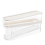 Rolling Egg Dispenser Storage Box Double Layer Roller Organizer Bin with Lid for Restaurant 7