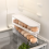 Rolling Egg Dispenser Storage Box Double Layer Roller Organizer Bin with Lid for Restaurant 2