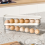 Rolling Egg Dispenser Storage Box Double Layer Roller Organizer Bin with Lid for Restaurant 3