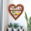 Étagère murale décorative en forme de cœur 6