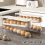 Rolling Egg Dispenser Storage Box Double Layer Roller Organizer Bin with Lid for Restaurant 5