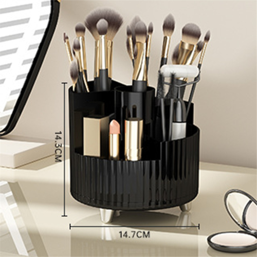 Makeup Brush Holder, 360 Rotating Organizer Make Up Brushes Cup Holder,B 2