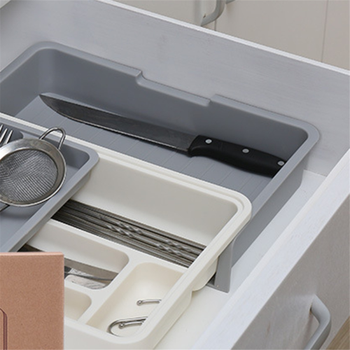 Separate Tableware Sorting Box Drawer Organizer Storage Knife and Fork Chopsticks Spoon Kitchen Shelf-A 1