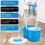 360° Floor Magic Spin Mop Bucket Set (Blue) 8