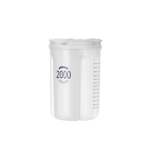 Getreide-Lagertank, Kunststofffach, Küche, versiegelt, Bohnenbox, vierfach abgedeckt, 2000 ml