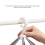 Foldable Drying Net for Vegetables, Fish, and Dehydrated Goods, Multi-Tiered Food White 2