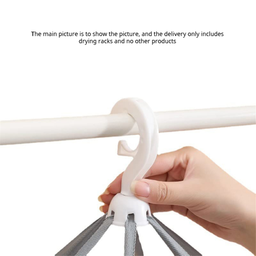 Foldable Drying Net for Vegetables, Fish, and Dehydrated Goods, Multi-Tiered Food White 1