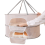 Foldable Drying Net for Vegetables, Fish, and Dehydrated Goods, Multi-Tiered Food White 9