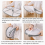 Foldable Drying Net for Vegetables, Fish, and Dehydrated Goods, Multi-Tiered Food White 4