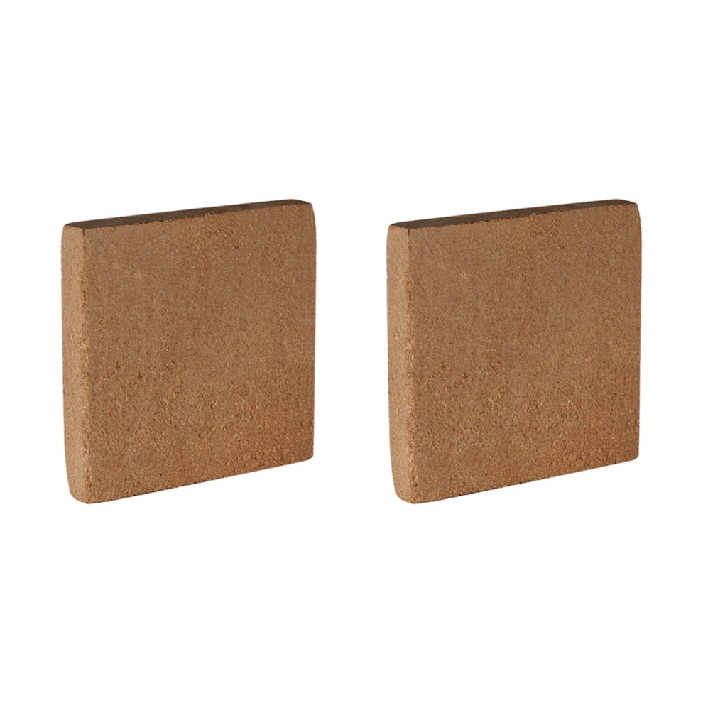 2Pcs Coir Pellet Soil Coconut Fiber Nutrient Plant Compressed Base Exogio