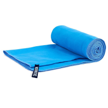 Mikrofaser-Handtuch, schnelltrocknend, für Reisen, Sport, Strand, sanddicht, weich, zum Schwimmen, Yoga, Fitnessstudio, Hellblau