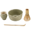 Set Matcha, set da tè giapponese con ciotola con beccuccio, supporto, bambù e cucchiaio 3