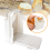 Bread Cutter for Homemade Bread, Foldable Plastic Slicer, Compact Cutting Guide, Loaf 5
