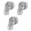 Rotating Suction Cup Storage Clips -Hooks,3PCS Multiple Clamp for Hanging Home Office Accessories B 1