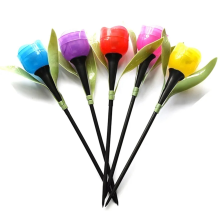 10 pezzi di luci solari a LED per esterni a forma di tulipano, impermeabili, da giardino, per feste in giardino