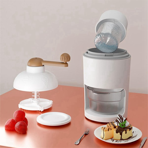 Shaved Ice Machine Crusher Hand Operated Maker Household Portable Small Kitchen Tool 2