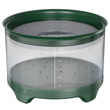 5.5L Dog Water Bowl,Large Capacity No Spill Bowl for Dogs, Splash Proof Slow Feeder C