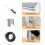 Screen Repair Kit, Roller Tools,Roller with Bearing & Removal Hook Clips, Spline for Install 6