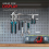 Wall Magnetic Knife Rack, Metal Kitchen Storage Strips, Rack with Hooks 2