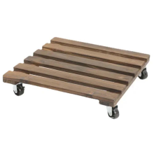 Plateau pour pot de fleurs, support pour plantes en pot, support, pot rond pour bonsaï, support en bois