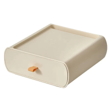 Tiroir de rangement, étagère de bureau, armoire, blanc givré