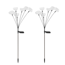 Luci solari per esterni, luci a forma di medusa, luci solari a LED per giardini paesaggistici, luci da prato inserite nel terreno