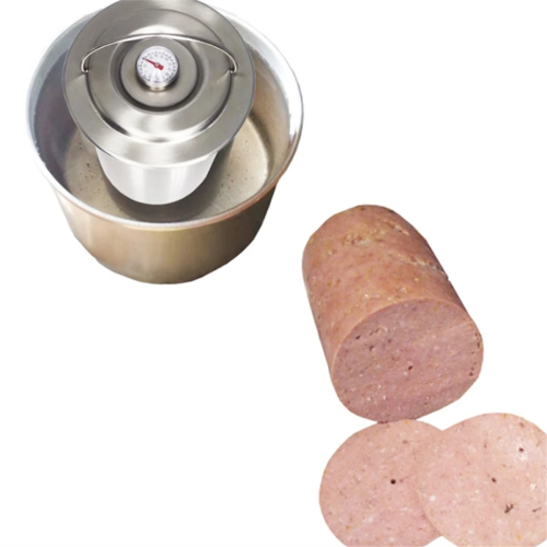 Stainless Steel Ham Maker Machine with Thermometer, Meat Poultry Kitchen Cooking Tools 2