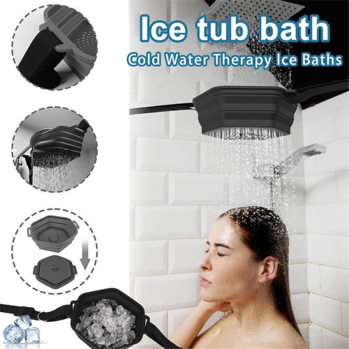 Ice Shower, Bath, Bath Water Chiller, Portable Foldable 2