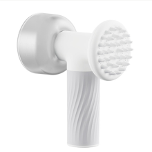 Automatic Foam Soap Dispenser Dog Brush, 2-In-1 Pet Bubble Bath Brush,One-Touch Brush Scrubber