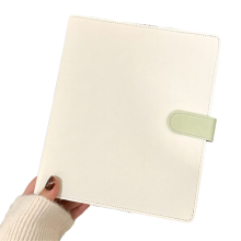 A5 Binder Fotokartenhalter Idol Fotoalbum Karten Aufbewahrung Kawaii Briefpapier Weiß & Grün
