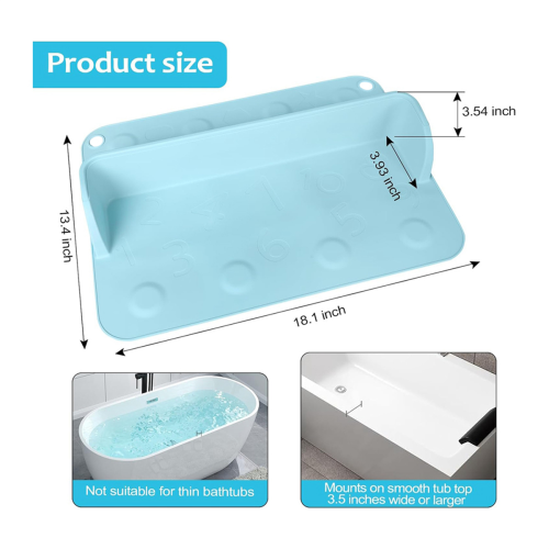 Granvoo Lot De 2 Pare-Éclaboussures Douche Acrylique Transparent - Protection Anti-Éclaboussures Pour Baignoire Et Lavabo, Installation Facile Auto-Adhésive