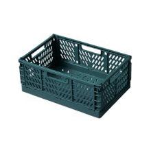 Boîte de rangement pliable, panier utilitaire, conteneur cosmétique, support de bureau, usage domestique, bureau d'école, vert