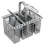 Multifunctional Dishwasher Basket Accessory Adapter C00257140 Cutlery Storage 2