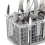 Multifunctional Dishwasher Basket Accessory Adapter C00257140 Cutlery Storage 4