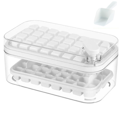 Container with Lid Molds Ice Trays for Freezer Tray Mold Removable