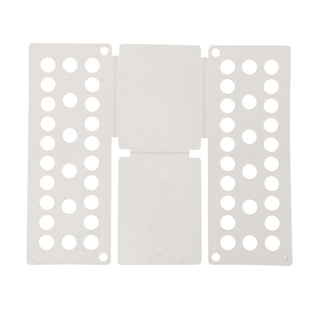 Plastic Clothes Folding Board Kids Laundry Folder Shirt Home Storage Tool for Kid Children Adults White-image-OPC-PJSD2CD-NEW